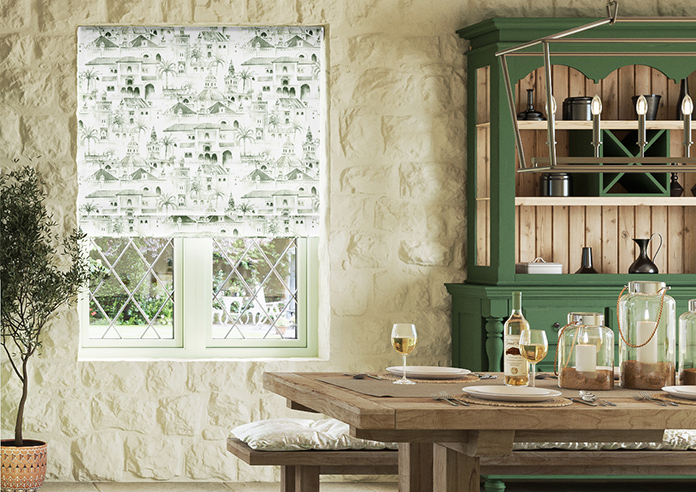 Voyage, Fern - Twist&Fit Roman Blind - Image 3